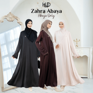 Zahra Abaya (Only Abaya) – Huwaida Atelier