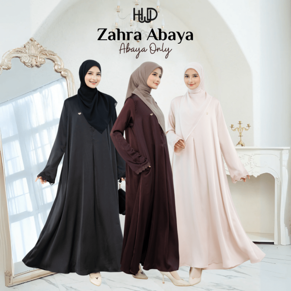 Zahra Abaya (Only Abaya) - Huwaida Atelier