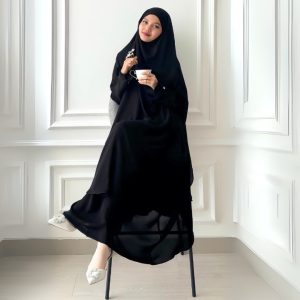 Hurem Set French Khimar (1 SET) – Huwaida Atelier