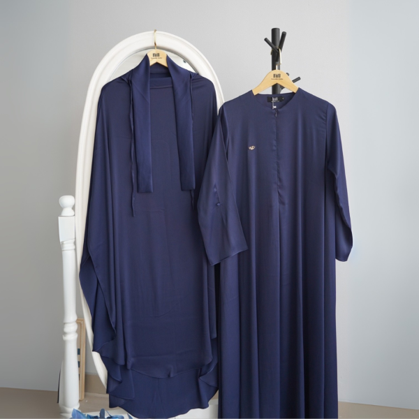 Maryam Set French Khimar (1 SET) - Huwaida Atelier - Image 4