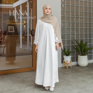 Hana Abaya Heringbone Knit (ONLY ABAYA) – Huwaida Atelier
