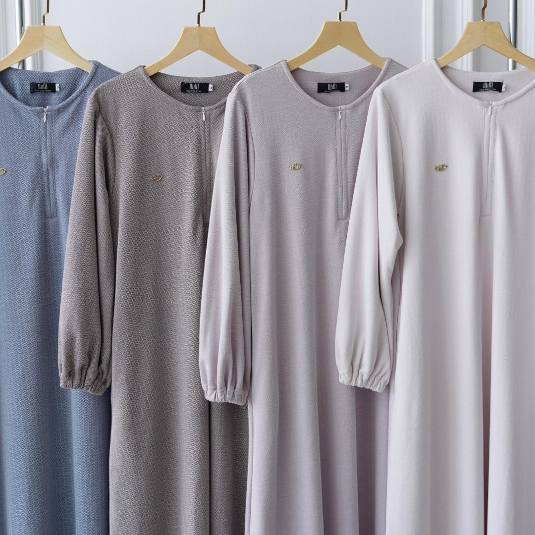 Hana Abaya Heringbone Knit (ONLY ABAYA) - Huwaida Atelier - Image 7