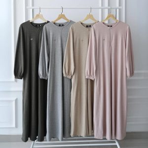 Yasmin Abaya Soft Knit (ONLY ABAYA) – Huwaida Atelier