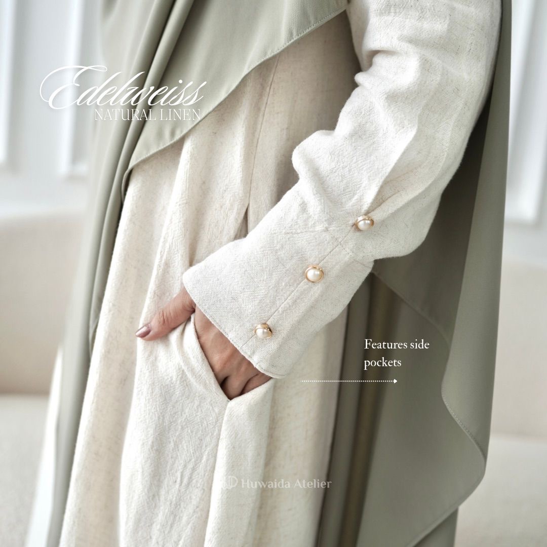 Edelweiss Abaya | Huwaida Atelier - Image 4