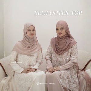 Freya Top Lace Embroidery | Huwaida Atelier