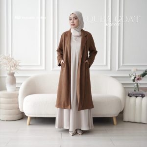 Quba coat suede | Quba only | Huwaida Atelier